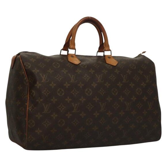 LOUIS VUITTON Monogram Speedy 40 Hand Bag LV Auth - Picture 1 of 16